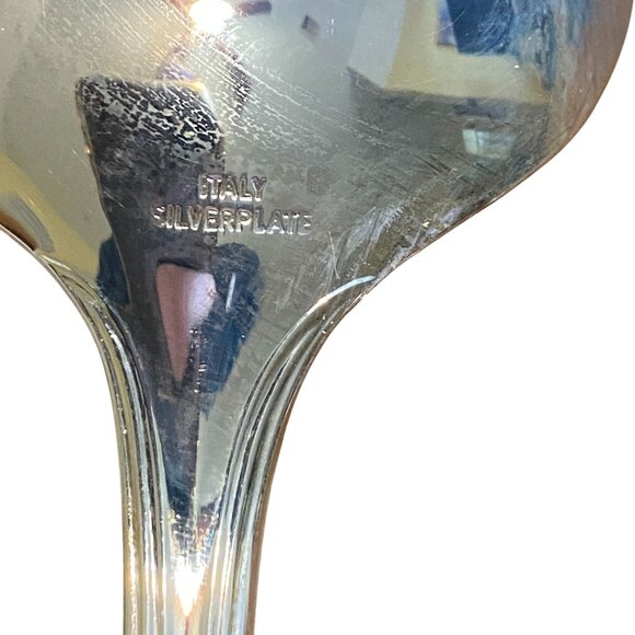 Gorham Heritage serving spoons 13" Italy Silver plated set of three Thanksgiving - Picture 8 of 11